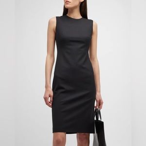 Theory Sleeveless Wool Suiting Dress